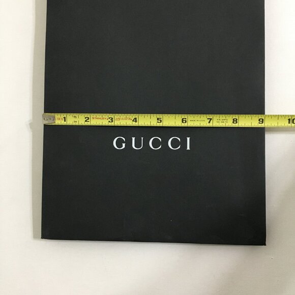 GUCCI Gift Bag w/ 2 Ribbons Size 15" x 9" x 5.5" Authentic - Picture 13 of 16